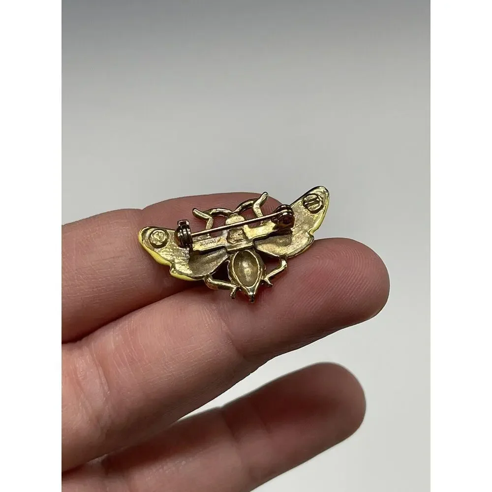 Vintage Bee Bug Enamel‎ Brooch Pin Taiwan Retro Colorful Cosplay